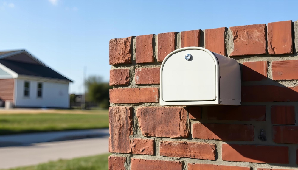 brick mailbox construction